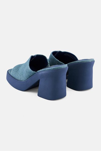 Steve Madden Women Kane Block Heel Sandals, Denim Blue