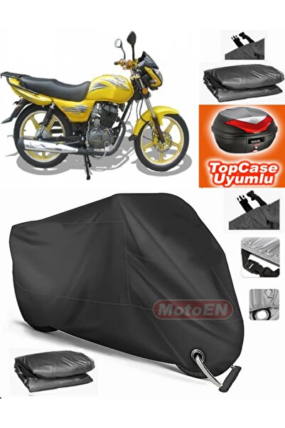 MotoEN Black Lock Compatible Arora Ar 100-19 Elegant Tarpaulin Topcase Back B...