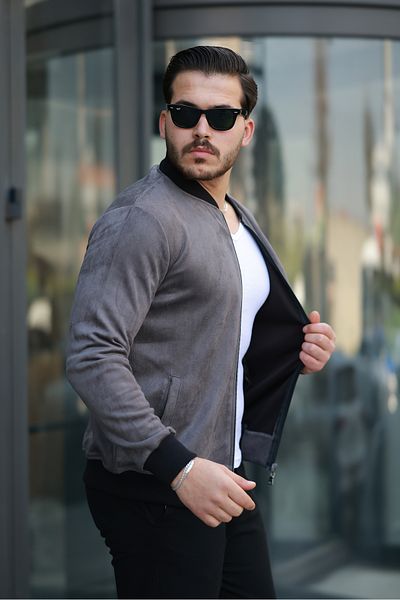 comstar Ανδρικό αδιάβροχο κολλεγιακό μπουφάν Nubuck Suede χωρίς επένδυση Lycra