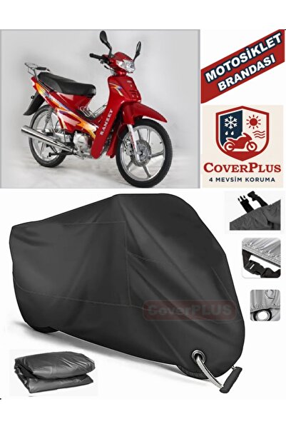 MotoEN Black Lock Compatible Ramzey Sport Motor Tarpaulin Motorcycle Tarpauli...