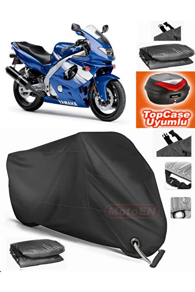 MotoEN Black Lock Compatible Yamaha Yzf 600 R Thundercat Tarpaulin Topcase Re...