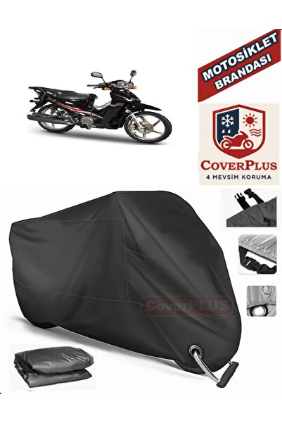 MotoEN Black Lock Compatible Motoran Wind 125 Motor Tarpaulin Motorcycle Tarp...