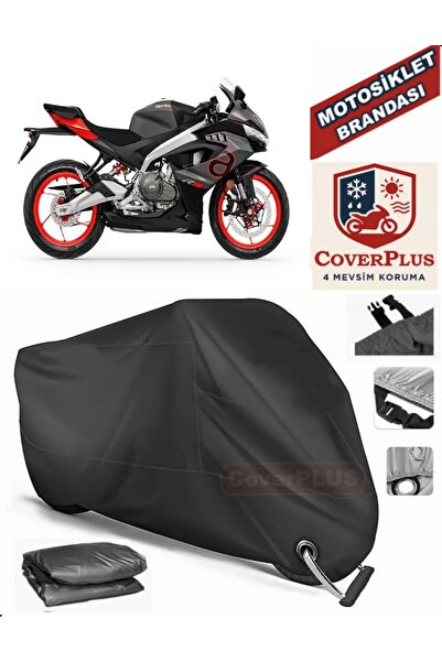 MotoEN Black Lock Compatible Aprilia Rs 457 Motor Tarpaulin Motorcycle Tarpau...
