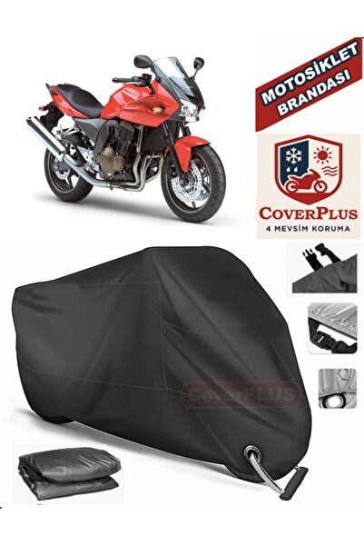 MotoEN Black Lock Compatible Kawasaki Z 750 S Motor Tarpaulin Motorcycle Tarp...