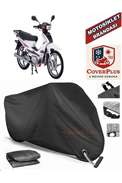MotoEN قفل أسود متوافق مع Salcano Spider 100 Motor Tarpaulin دراجة نارية قماش...