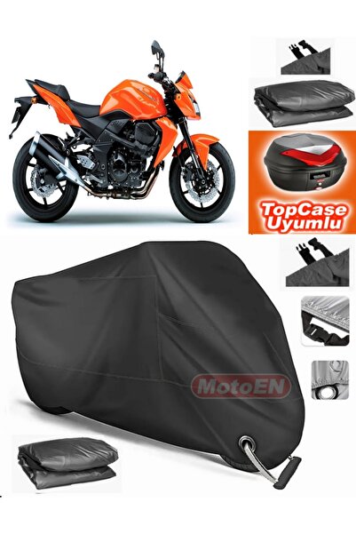 MotoEN قفل أسود متوافق مع Kawasaki Z 750 Canvas Topcase الخلفي المتوافق مع ال...