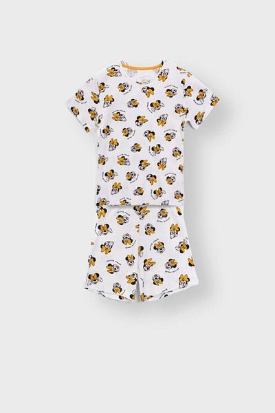ZUZUNGA Set de pijamale cu tricou și pantaloni scurți pentru fetiță