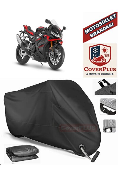 MotoEN قفل أسود متوافق مع Aprilia RSV4 Factory Motor القماش المشمع للدراجات ا...