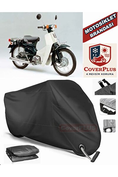 MotoEN Black Lock Compatible Honda C90 Super Cub Engine Tarpaulin Motorcycle ...