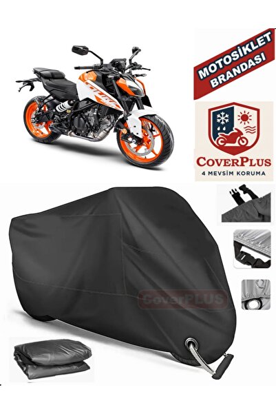 MotoEN قفل أسود متوافق مع KTM 250 Duke ABS موتور القماش المشمع للدراجات النار...