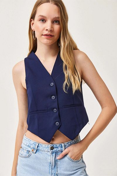 İKLİM LİFE Lined Vest with Back Belt