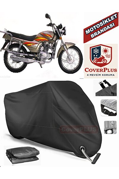 MotoEN Black Lock Compatible Kanuni Motocar 200 Motor Tarpaulin Motorcycle Ta...