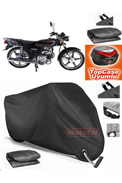 MotoEN قفل أسود متوافق مع Arora AR 50 Special Tarpaulin Topcase Backbag متواف...