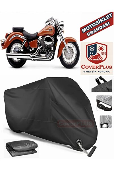 MotoEN Black Lock Compatible Honda Vt 750 Shadow Ace Motor Tarpaulin Motorcyc...