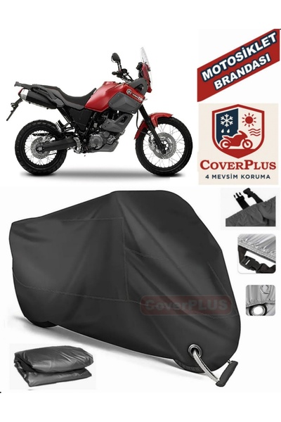 MotoEN Black Lock Compatible Yamaha Xtz 660Z Tenere Motor Tarpaulin Motorcycl...