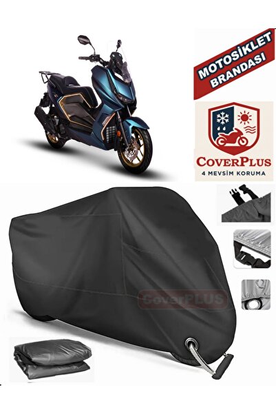 MotoEN قفل أسود متوافق مع ريجال رابتور XSUV125 موتور القماش المشمع دراجة ناري...