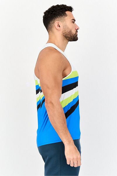 hoka Men Sportswear Fit Sleeveless Running Vest, Multicolor