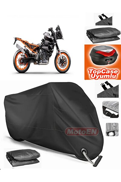 MotoEN قفل أسود متوافق مع KTM 890 SMT قماش القنب Topcase الخلفي حقيبة متوافقة...