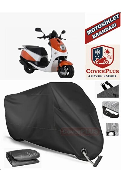 MotoEN Black Lock Compatible Daelim Beagle Motor Tarpaulin Motorcycle Tarpaul...