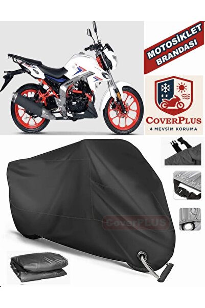 MotoEN قفل أسود متوافق مع Falcon Shark 188 Motor Tarpaulin دراجة نارية قماش ا...
