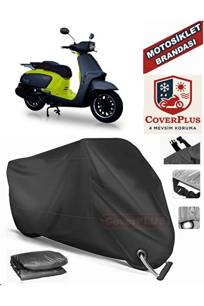 MotoEN Black Lock Compatible Motolux Macchiato 125 Motor Tarpaulin Motorcycle...