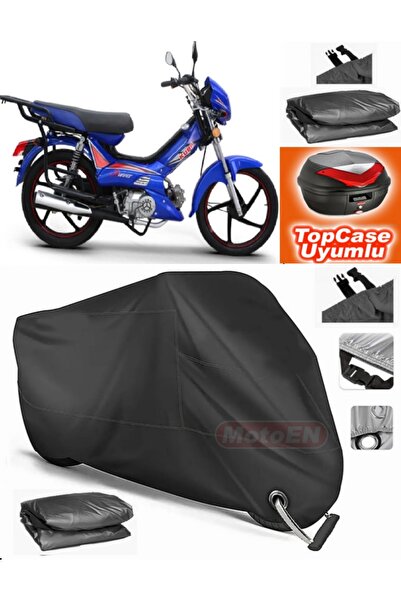 MotoEN قفل أسود متوافق مع Kuba Runner 50 من القماش المشمع Topcase الخلفي المت...