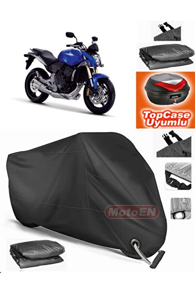 MotoEN Black Lock Compatible Honda Cb 600 F Hornet Tarpaulin Topcase Rear Bag...