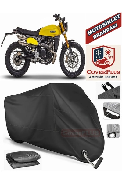 MotoEN قفل أسود متوافق مع CABALLERO 500 مسطح المسار المحرك القماش المشمع دراج...