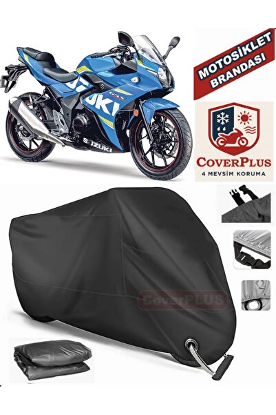 MotoEN قفل أسود متوافق مع سوزوكي GSX-R 250 موتور القماش المشمع للدراجات النار...