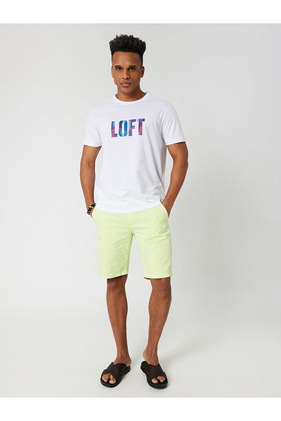 Loft شورت بقصة عادية للرجال