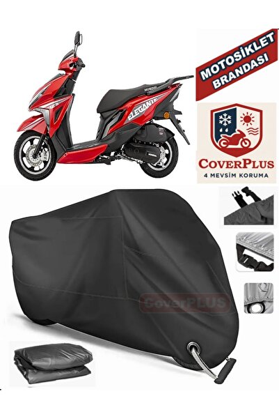 MotoEN Black Lock Compatible Mondial 125 Elegante Motor Tarpaulin Motorcycle ...