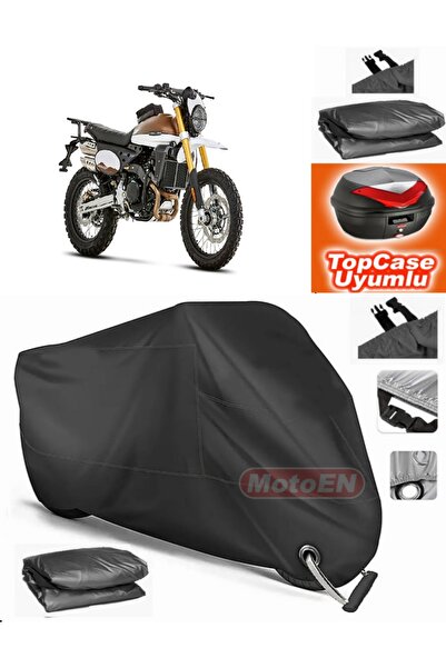MotoEN Black Lock Compatible Caballero 500 Explorer Tarpaulin Topcase Rear Ba...