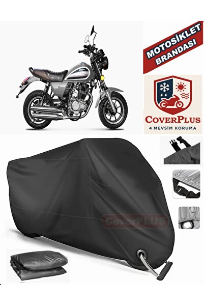 MotoEN Black Lock Compatible Yuki Scram 170 Motor Tarpaulin Motorcycle Tarpau...