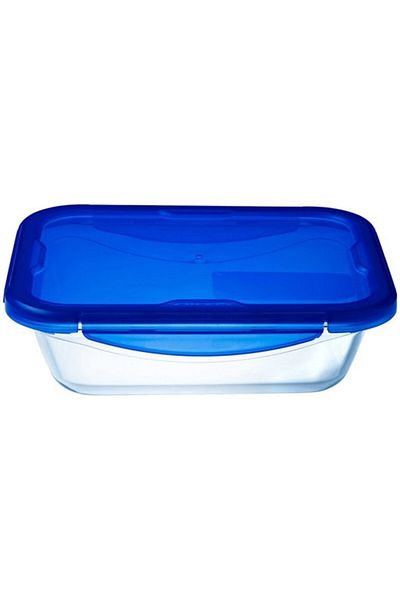 Pyrex Caserola dreptunghiulara cu capac etans