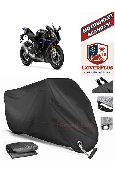 MotoEN Black Lock Compatible Yamaha Yzf R1M Motor Tarpaulin Motorcycle Tarpau...