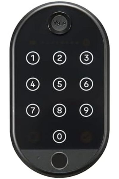 STOREMAX Ntwork Smart Keypad 2, Fingerprint Unit, 05/303000/Bl, Black, Yale Smart Devices