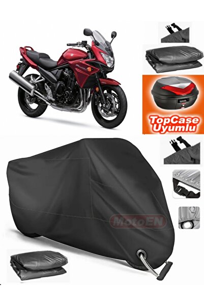 MotoEN قفل أسود متوافق مع سوزوكي GSF 650 Bandit S قماش القنب Topcase الخلفي ح...