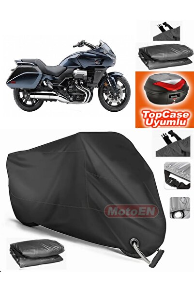MotoEN قفل أسود متوافق مع Honda CTX 1300 من القماش المشمع Topcase الخلفي المت...