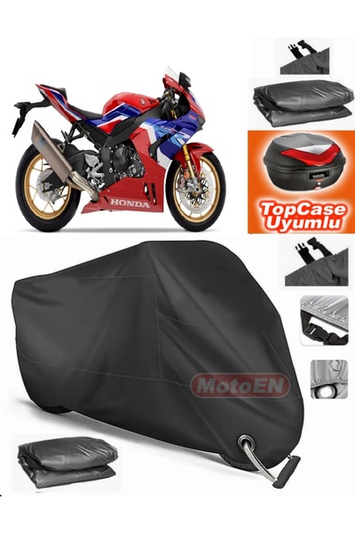 MotoEN قفل أسود متوافق مع Honda CBR 1000 RR-R Fireblade SP القماش المشمع Topc...