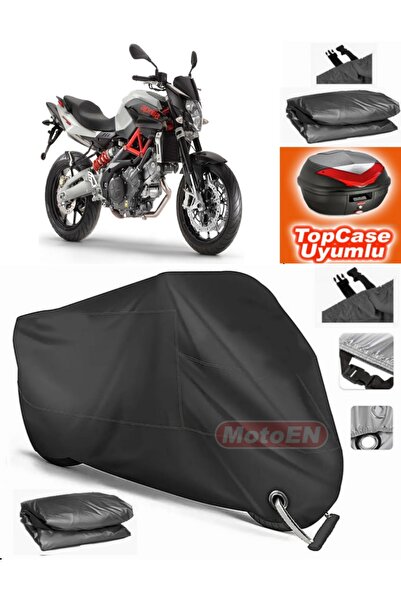 MotoEN قفل أسود متوافق مع Aprilia Shiver 900 Canvas Topcase الخلفي المتوافق م...