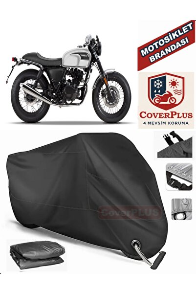 MotoEN قفل أسود متوافق مع Brixton Sunray 125 Motor Tarpaulin Motorcycle Tarpa...