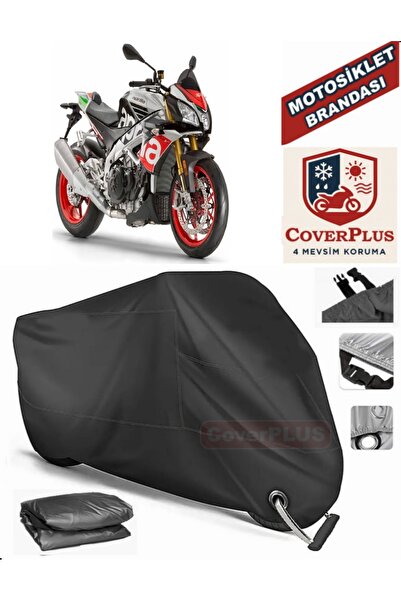MotoEN قفل أسود متوافق مع Aprilia Tuono V4 1100 Factory Motor القماش المشمع ل...
