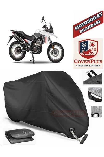 MotoEN Black Lock Compatible Malaguti Dune 125 Adventure Motor Tarpaulin Moto...
