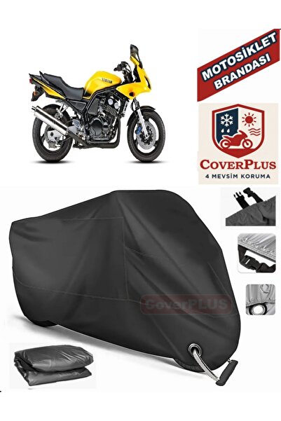 MotoEN Black Lock Compatible Yamaha Fzs600 Motor Tarpaulin Motorcycle Tarpaul...