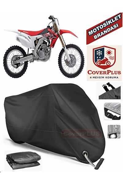 MotoEN قفل أسود متوافق مع Honda CRF 250 X Motor Tarpaulin Motorcycle Tarpauli...