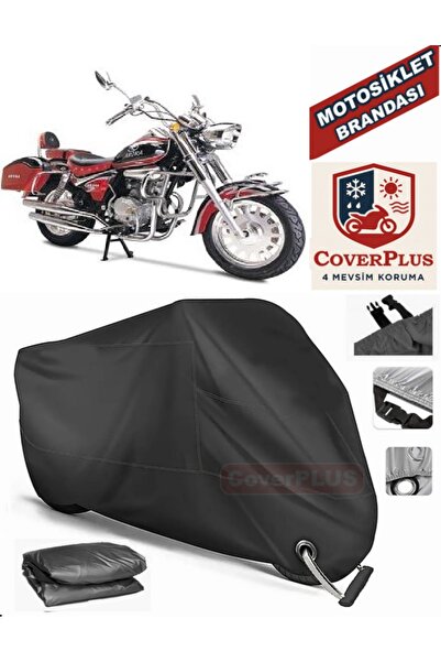 MotoEN Black Lock Compatible Arora Ks 200 Motor Tarpaulin Motorcycle Tarpauli...