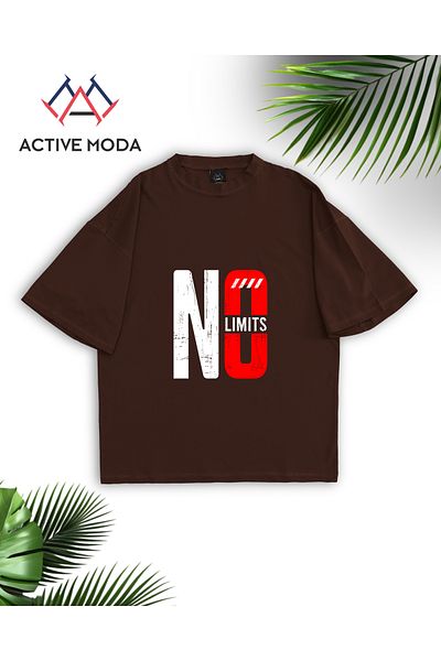 ACTIVE MODA -Men's Short Sleeve No Printed Tshirt Large Size Oversize Cotton Fabric