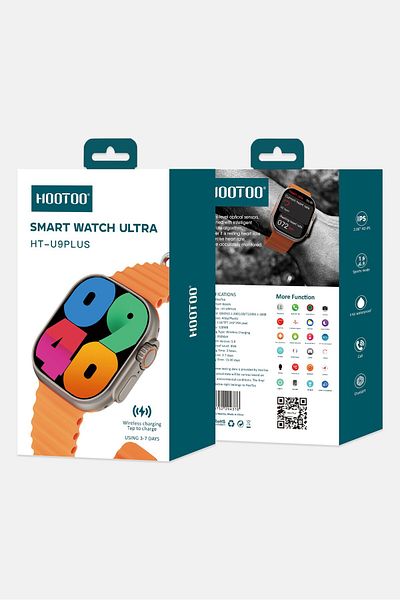 HooToo U9plus Ultra Smart Watch, Orange