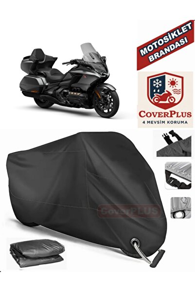 MotoEN قفل أسود متوافق مع Honda Goldwing GL 1800 DCT موتور القماش المشمع للدر...
