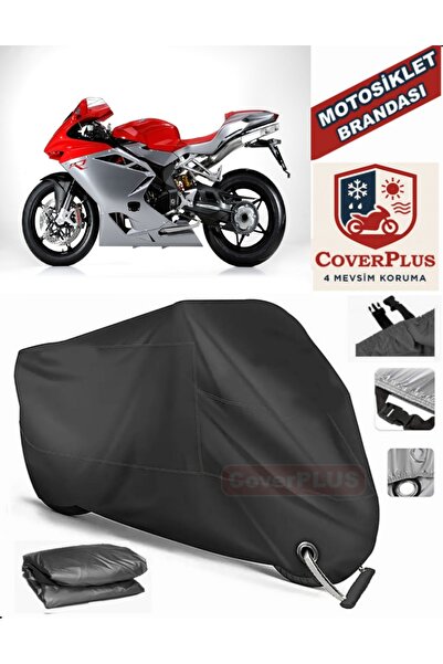 MotoEN Black Lock Compatible Mv Agusta F4R Motor Tarpaulin Motorcycle Tarpaul...